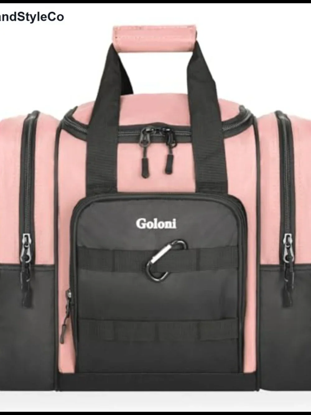 Single Bowling Ball Bag for Men with Padded Holder & Ventilated Shoe Compartment